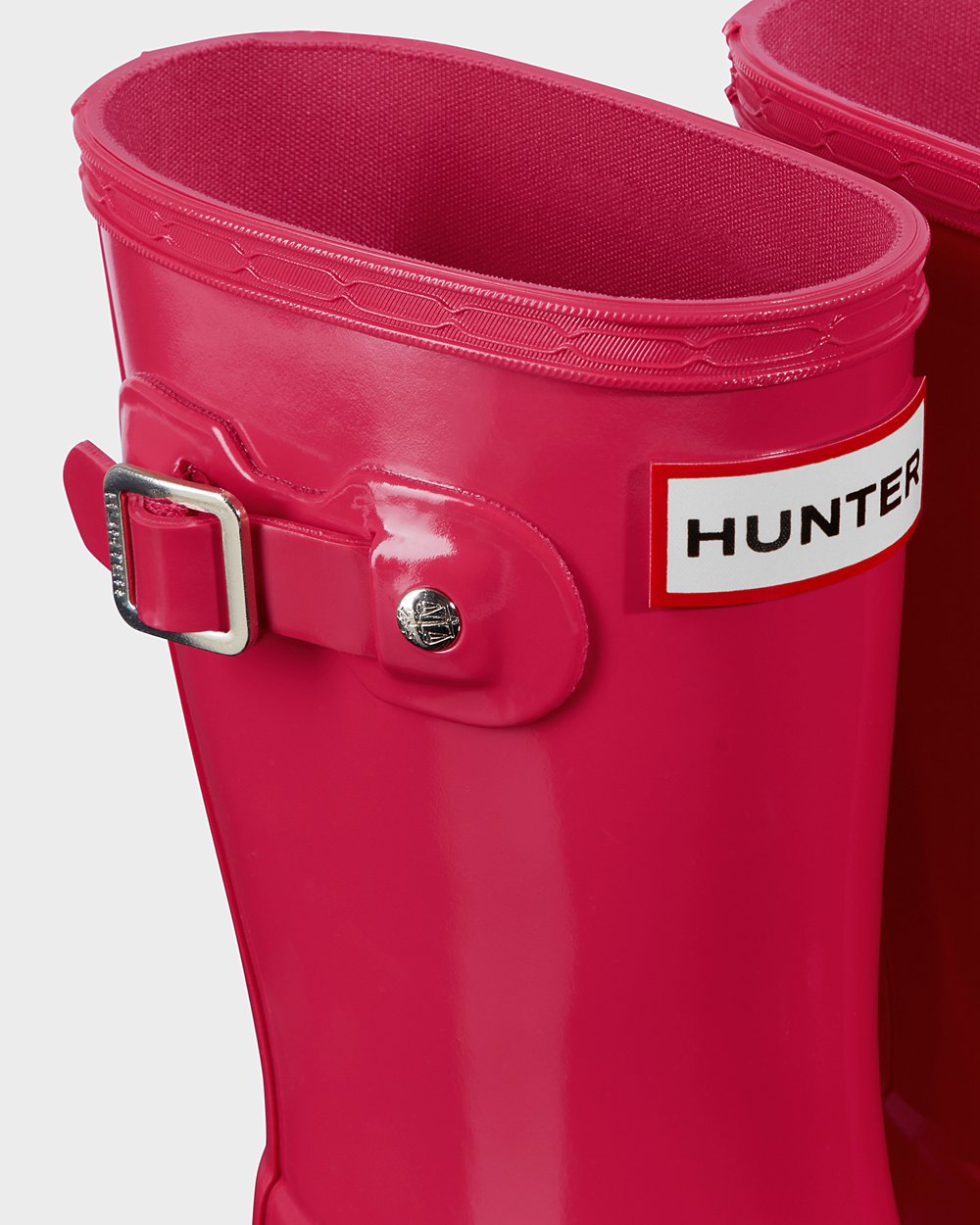 Botas de Lluvia Hunter Niños - Original Little Gloss - Rosas - MSDLEWZ-97